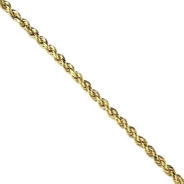 10k Yellow Gold Rope Chain 26 Inches 7.5 mm